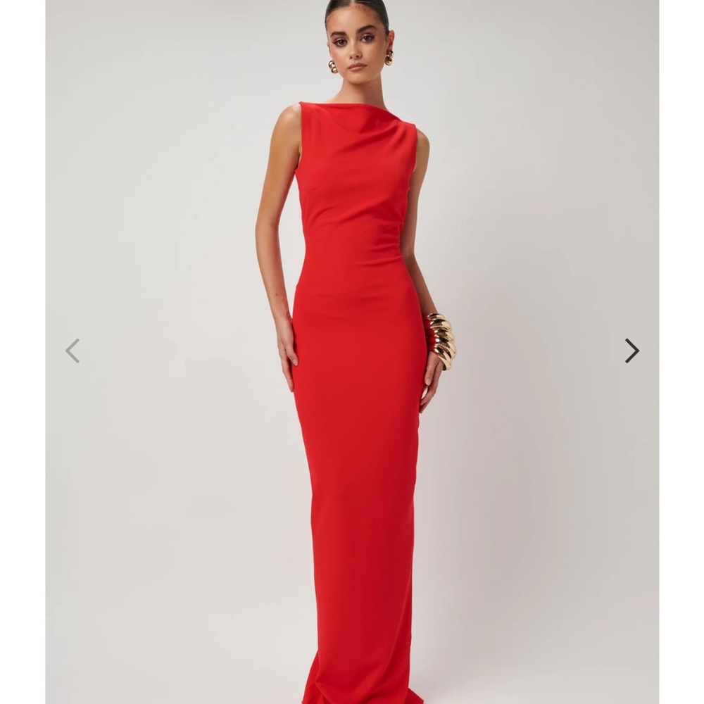 Effie Kats Verona Cherry Red Gown